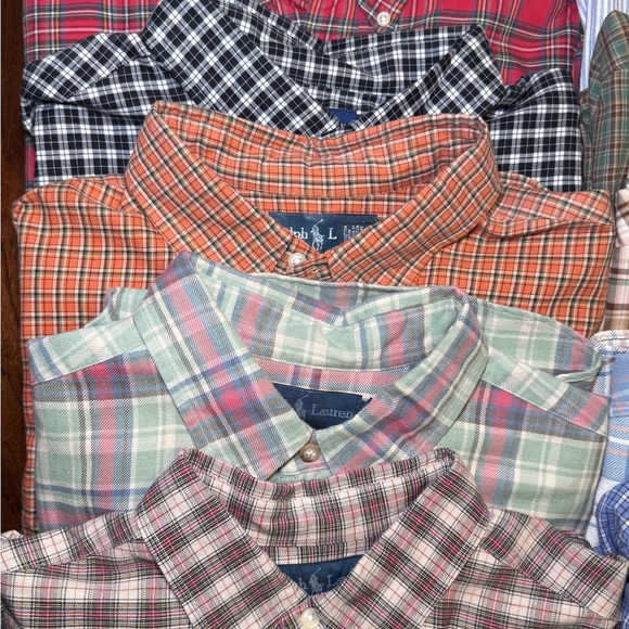 Ralph Lauren Polo pack of 10 button up shirts - Picture 2 of 3